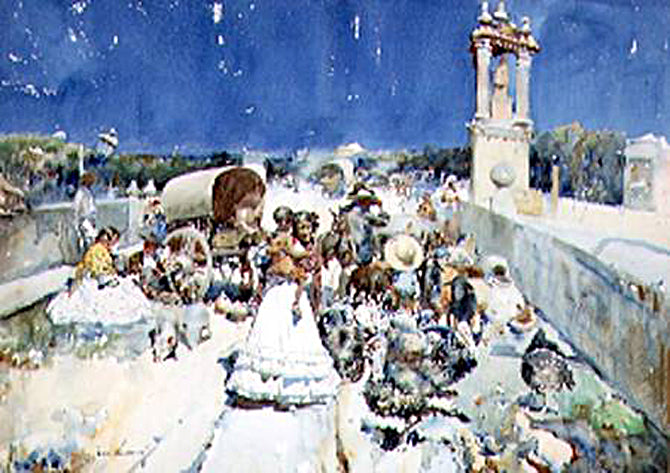 En el mercado by Jose Navarro llorens,A3(16x12")Poster