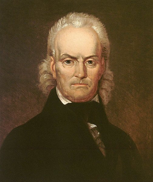 Stanisłaŭ Jundził, vintage artwork by Jan Rustem, 12x8" (A4) Poster
