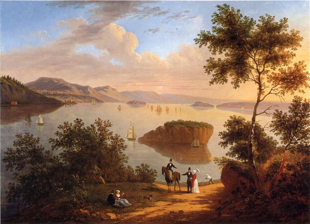 Passamaquoddy Bay, Maine, vintage artwork by Victor DeGrailly, A3 (16x12") Poster Print