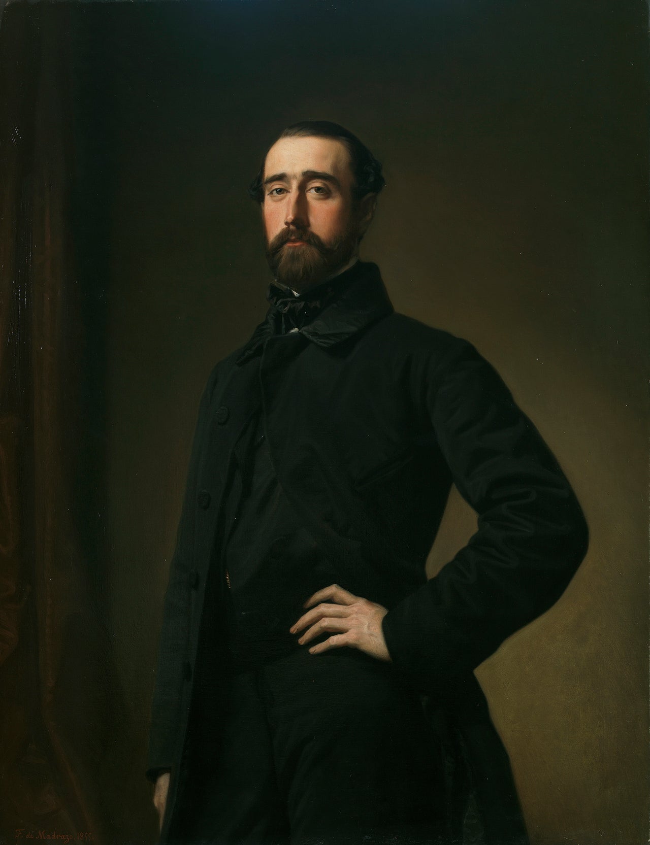 Segismundo Moret y Quintana, vintage artwork by Federico de Madrazo y Kuntz, A3 (16x12") Poster Print