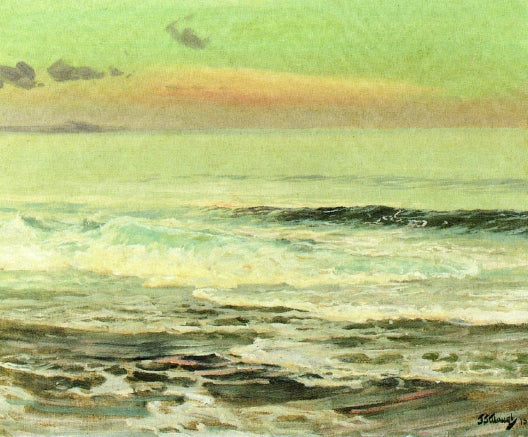 Seascape, Jersey Coast by Frederick Judd Waugh,A3(16x12")Poster