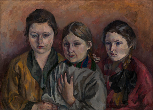 A Family Portrait, vintage artwork by Aristarkh Lentulov, 12x8" (A4) Poster