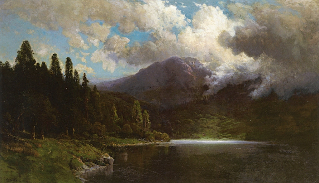 Green Mountains, Vermont, vintage artwork by Julian Walbridge Rix, 12x8" (A4) Poster