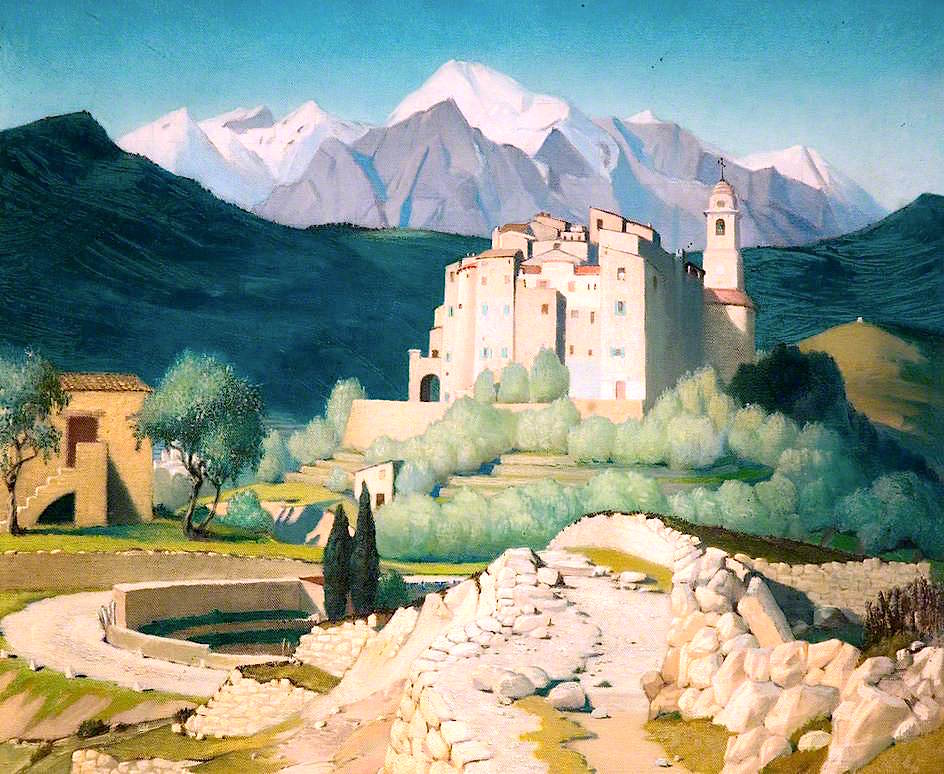 Sasso di Bordighera by Robert Jackson Emerson,16x12(A3) Poster