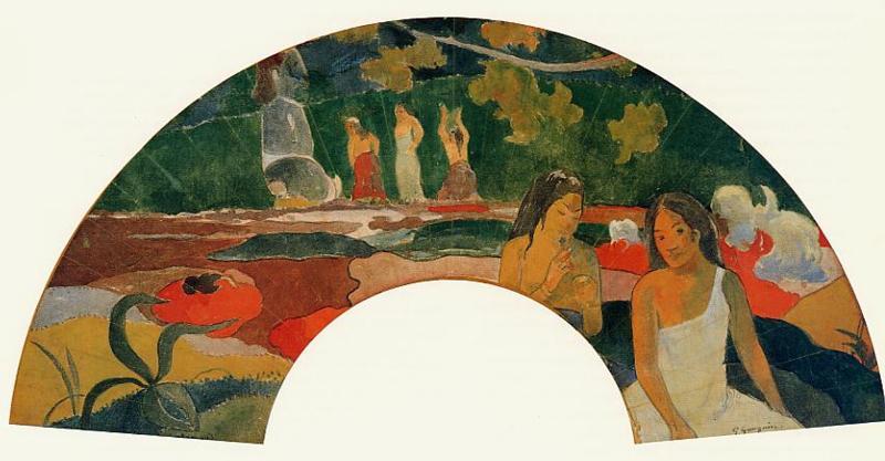 Aarearea, II, vintage artwork by Paul Gauguin, 12x8" (A4) Poster