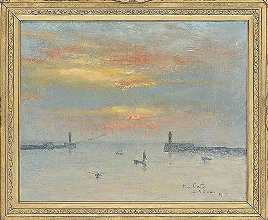 La Harve, vintage artwork by Siebe Johannes Ten Cate, 12x8" (A4) Poster