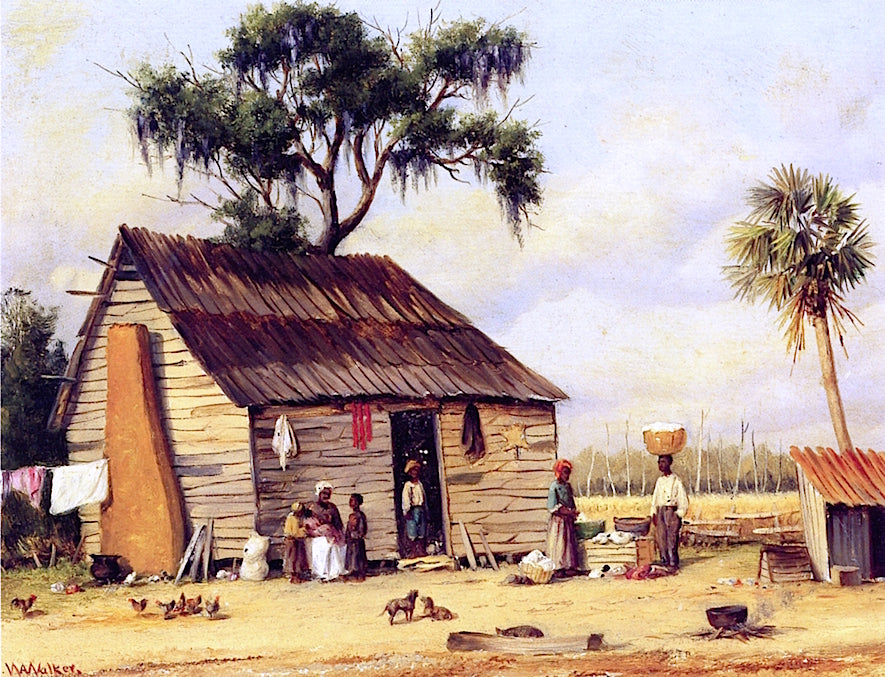 Life in the South, vintage artwork by William Aiken Walker, 12x8" (A4) Poster
