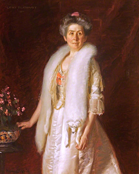 Mrs George William Wynter Blathwayt by Francis Edward Crisp,16x12(A3) Poster