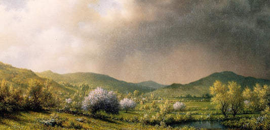 April Showers, vintage artwork by Martin Johnson Heade, A3 (16x12") Poster Print