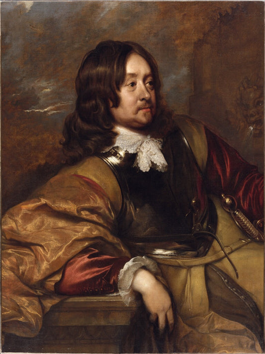 Edward Hyde, 1st Earl of Clarendon (1609-1674), vintage artwork by William Dobson, 12x8" (A4) Poster