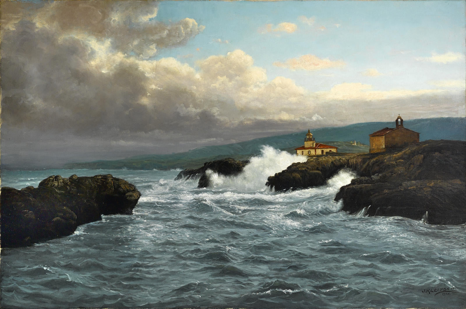 Mexican Coast by Joseph Kleitsch,16x12(A3) Poster
