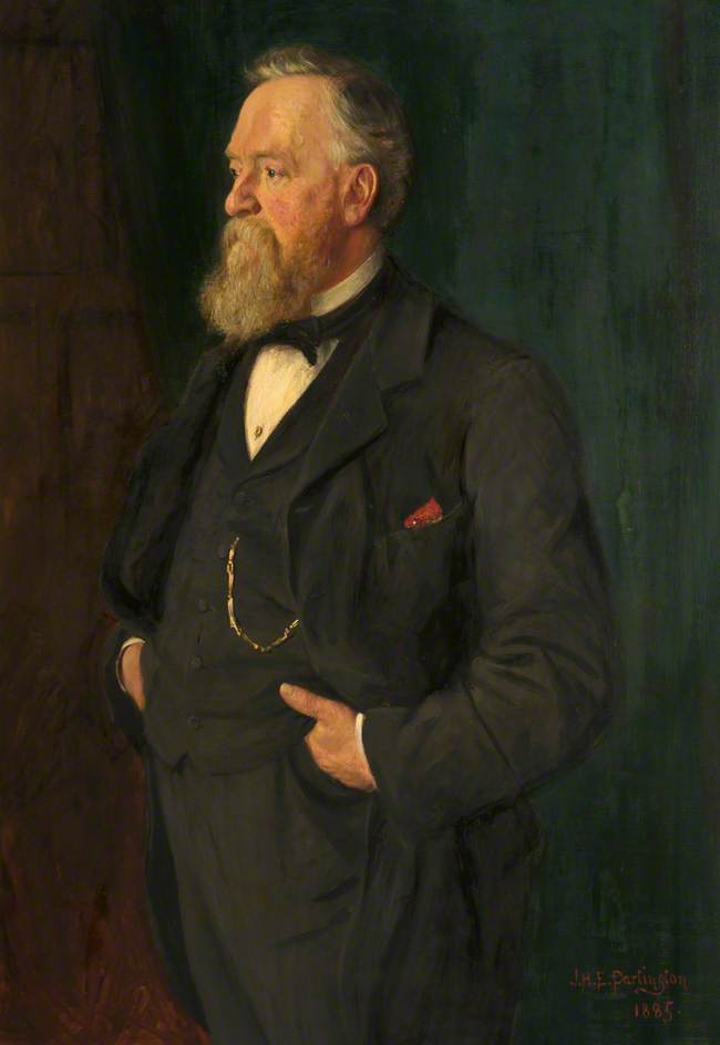 Edward Walmsely, vintage artwork by John Herbert Evelyn  Partington, 12x8" (A4) Poster