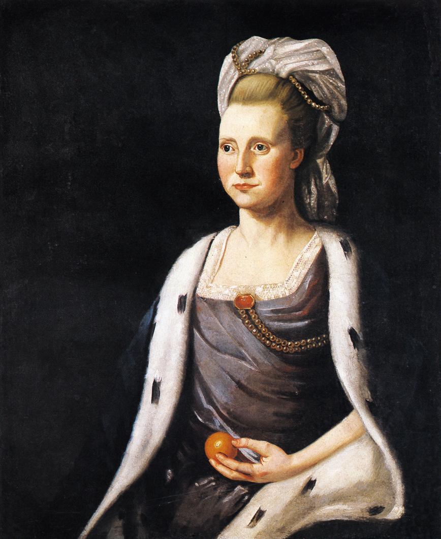 Mrs. Henry Daggett (Elizabeth Prescott), vintage artwork by Ralph Earl, 12x8" (A4) Poster