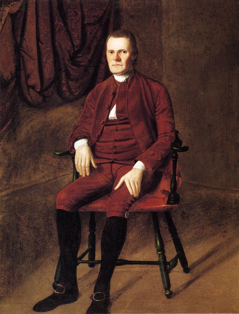 Roger Sherman, vintage artwork by Ralph Earl, 12x8" (A4) Poster