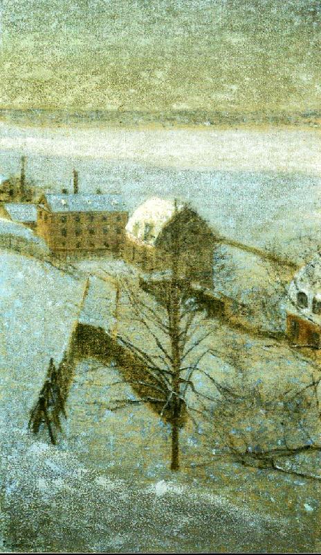 Winter in Stockholm by Eugene Jansson,A3(16x12")Poster