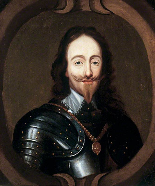 Charles I (1600–1649), vintage artwork by Anthony van Dyck, 12x8" (A4) Poster