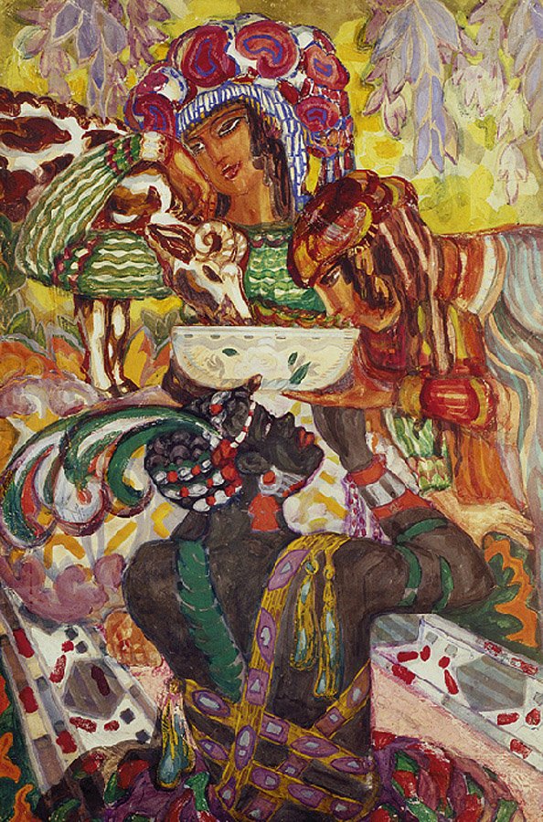 Oriental Tale by Sergei Sudeikin,16x12(A3) Poster