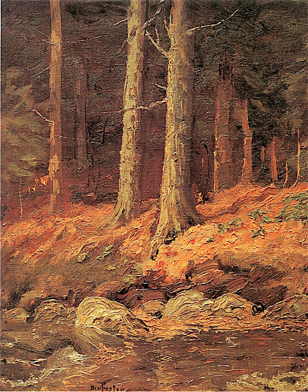 Brook in the Woods by Ben Foster,A3(16x12")Poster