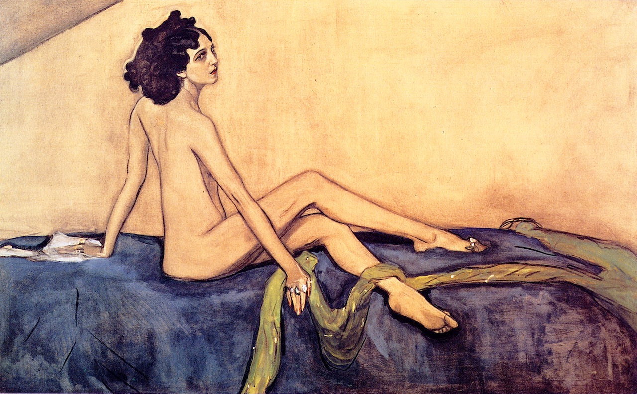 Portrait of Ida Lvovna Rubinstein by Valentin Serov,A3(16x12")Poster