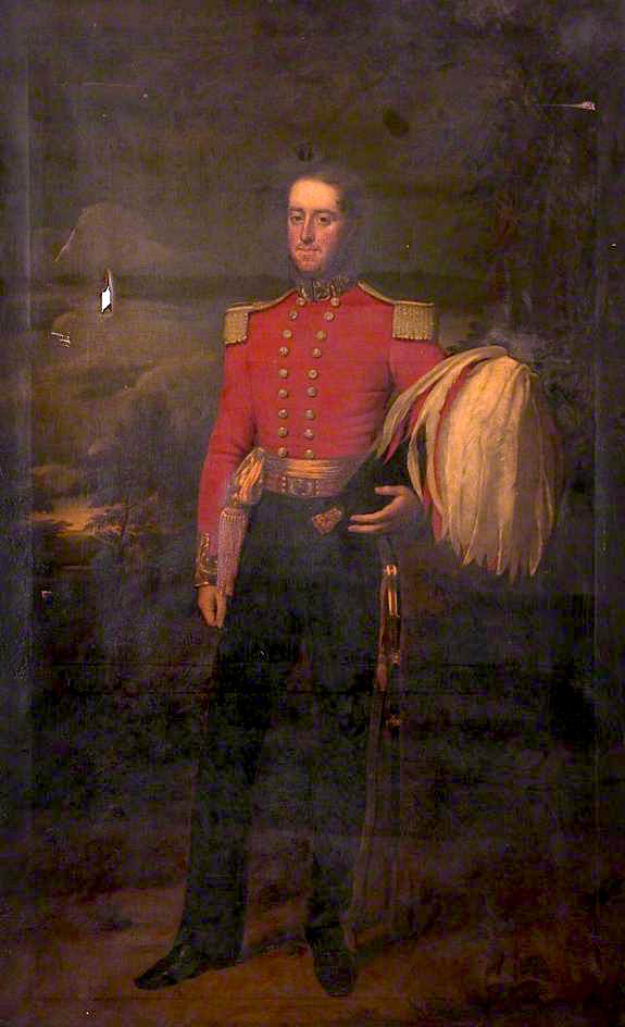 Archibald William Montgomery, 13th Earl of Eglinton, vintage artwork by Sir John Watson Gordon, 12x8" (A4) Poster