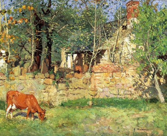 In Old Virginia, Belmont by Gari Melchers,A3(16x12")Poster
