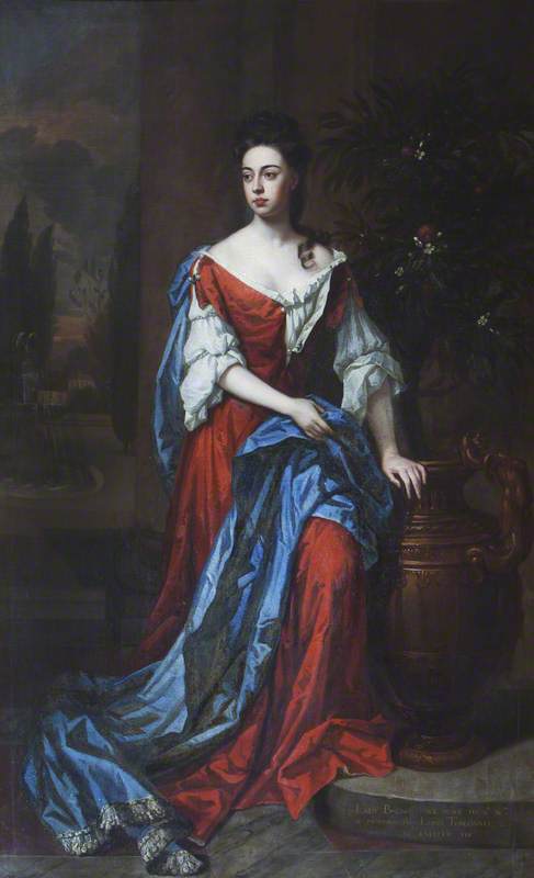 Dorothy Mason, Lady Brownlow, vintage artwork by Sir Godfrey Kneller, BT., 12x8" (A4) Poster