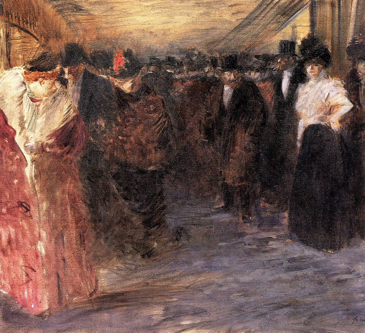 Music Hall by Jean-Louis Forain,A3(16x12")Poster