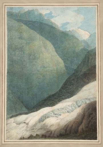 The Source of the Arveyron, vintage artwork by Francis Towne, 12x8" (A4) Poster