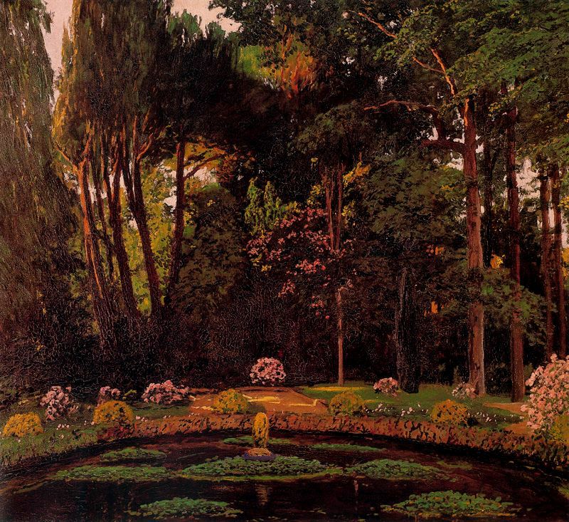 Finca de Arbúcies by Santiago Rusinol Prats,A3(16x12")Poster