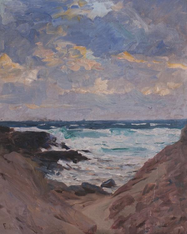 Coastal Landscape (Kystlandskap) by Fredrik Kolsto,A3(16x12")Poster