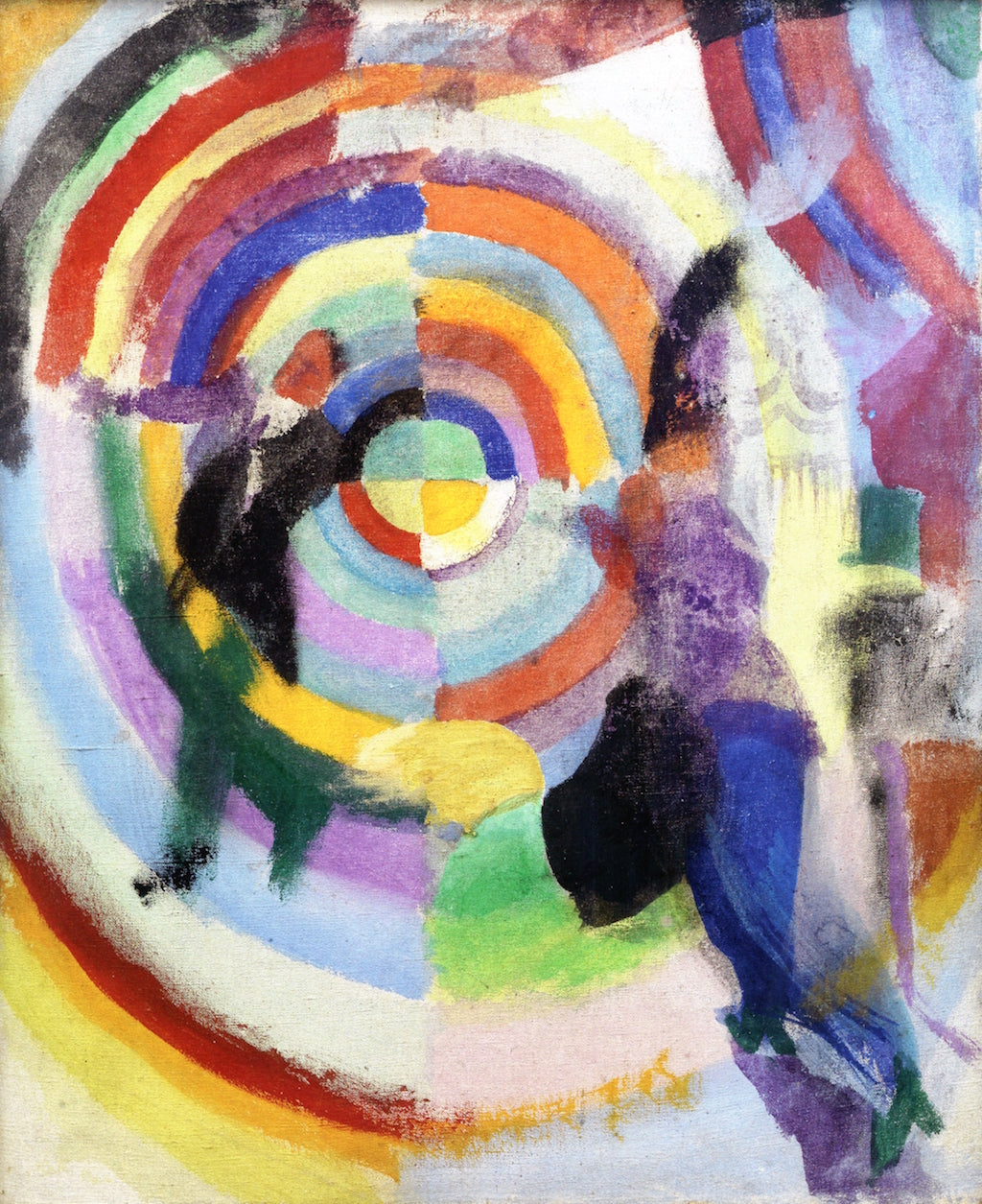 Political Drama by Robert Delaunay,16x12(A3) Poster