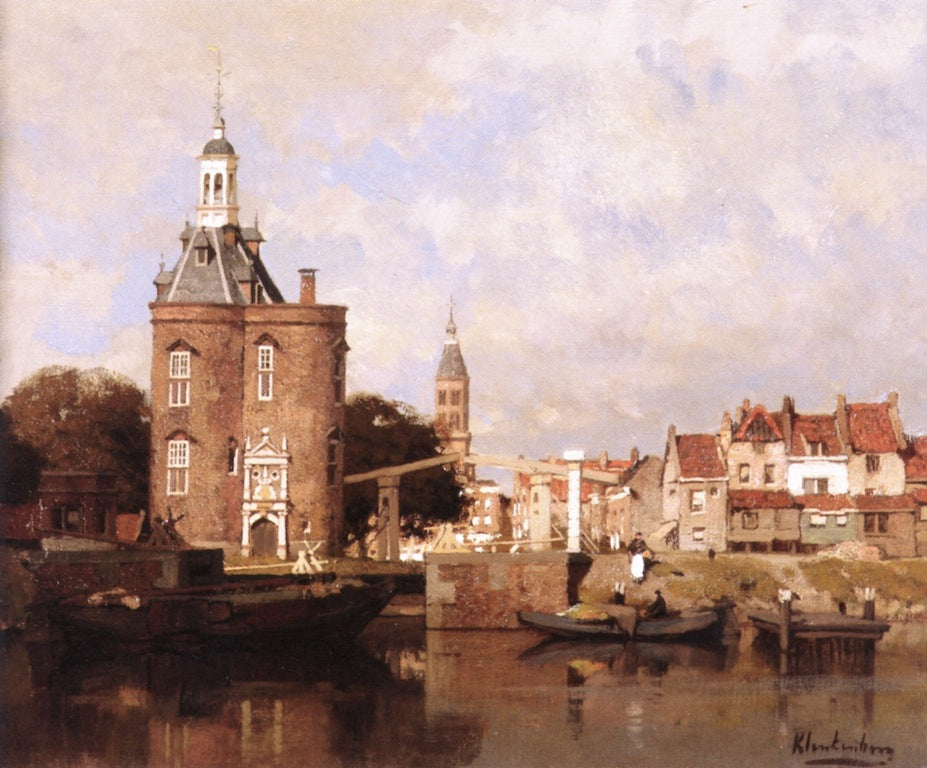 e Port of Enkhuizen by Johannes Christiaan Karel Klinkenberg,A3(16x12")Poster