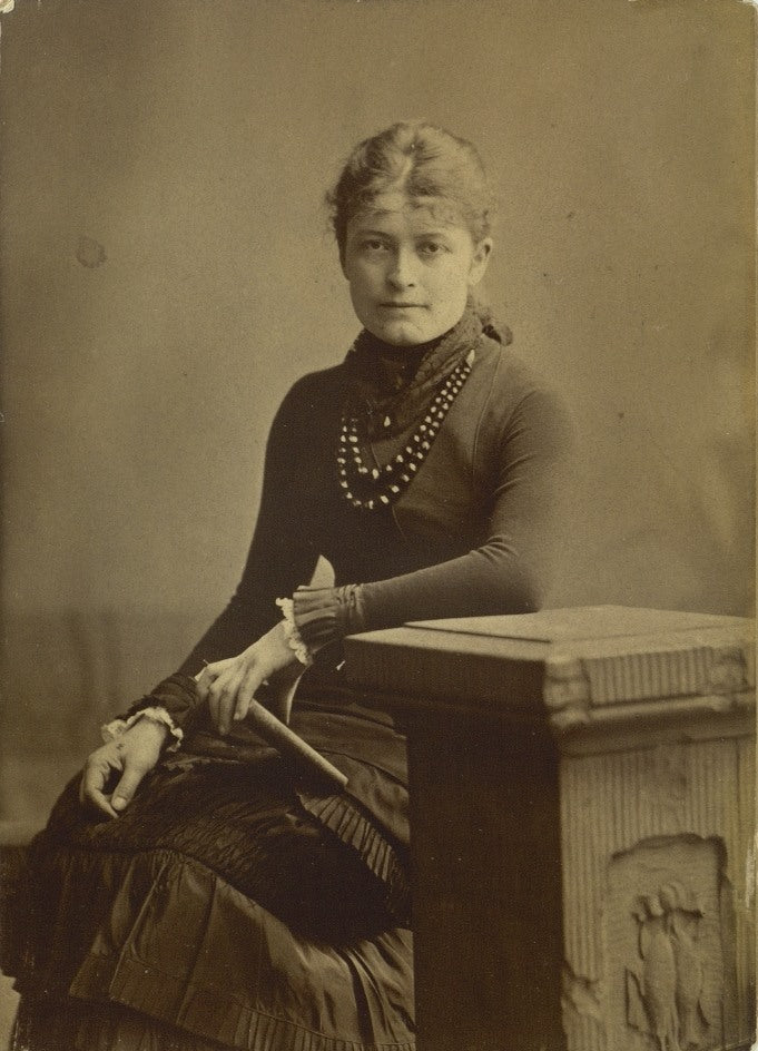 Photograph of Berta Wegmann, vintage artwork by Bertha Wegmann, 12x8" (A4) Poster