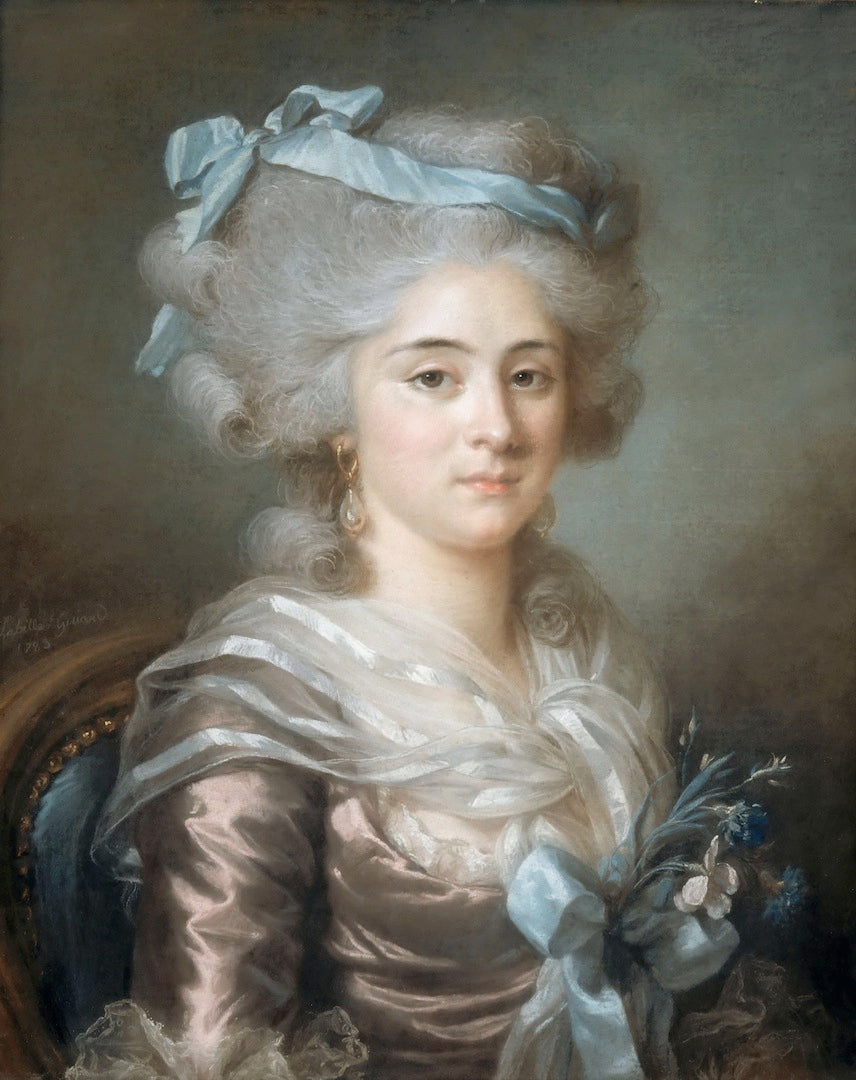 Madame Clodion, vintage artwork by Adelaïde Labille-Guiard, 12x8" (A4) Poster