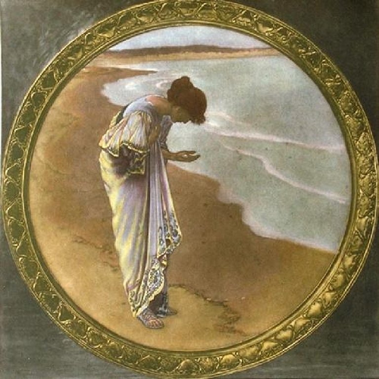 The Sea Hath its Pearls by William Henry Margetson,A3(16x12")Poster