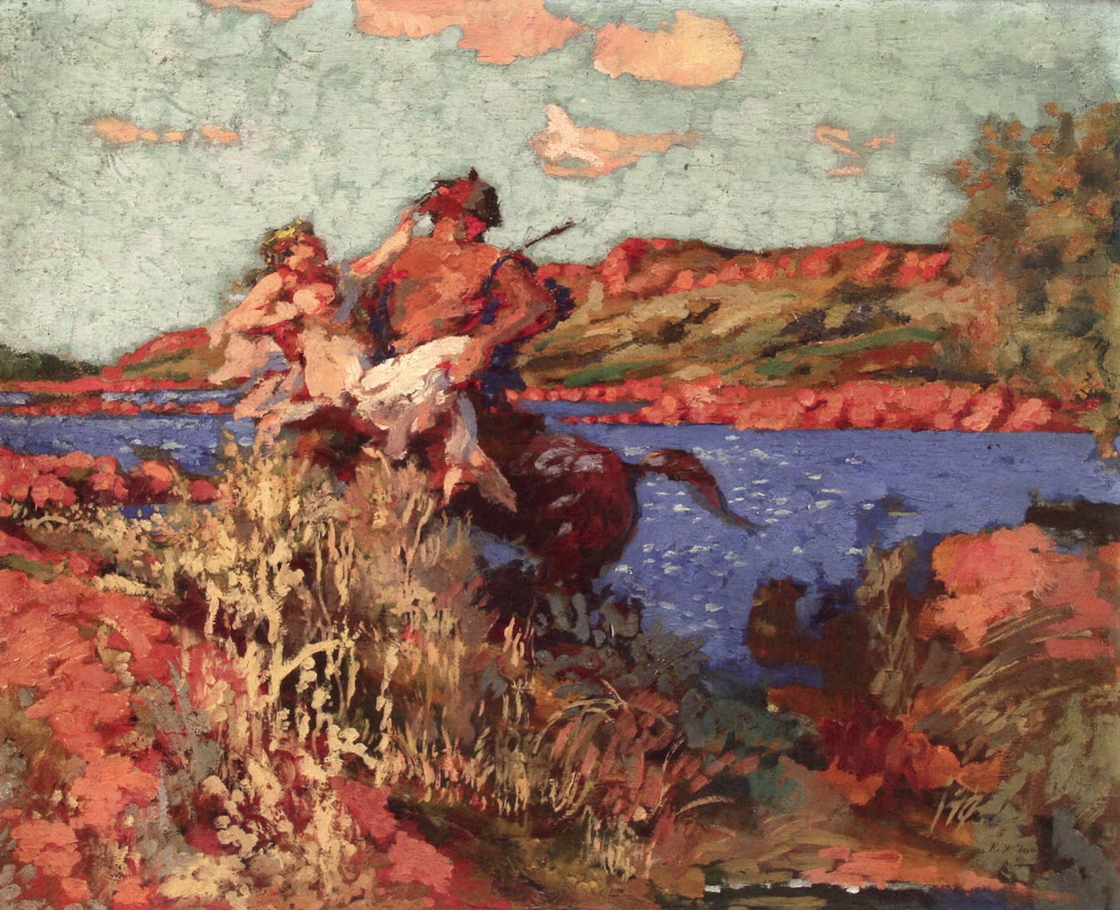The Kidnapping by Ker Xavier Roussel,A3(16x12")Poster