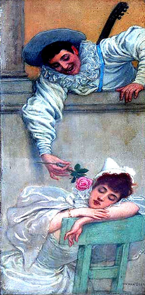 Romeo and Henriette by Jan van Beers,A3(16x12")Poster