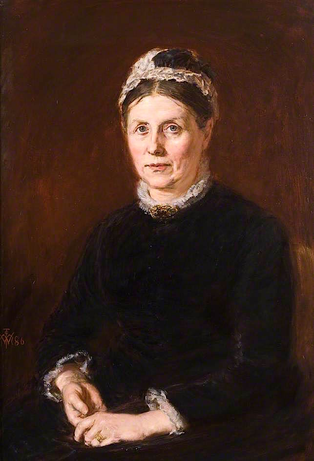 Mrs (James Guthrie) Orchar, vintage artwork by William McTaggart, R.S.A., R.S.W., 12x8" (A4) Poster