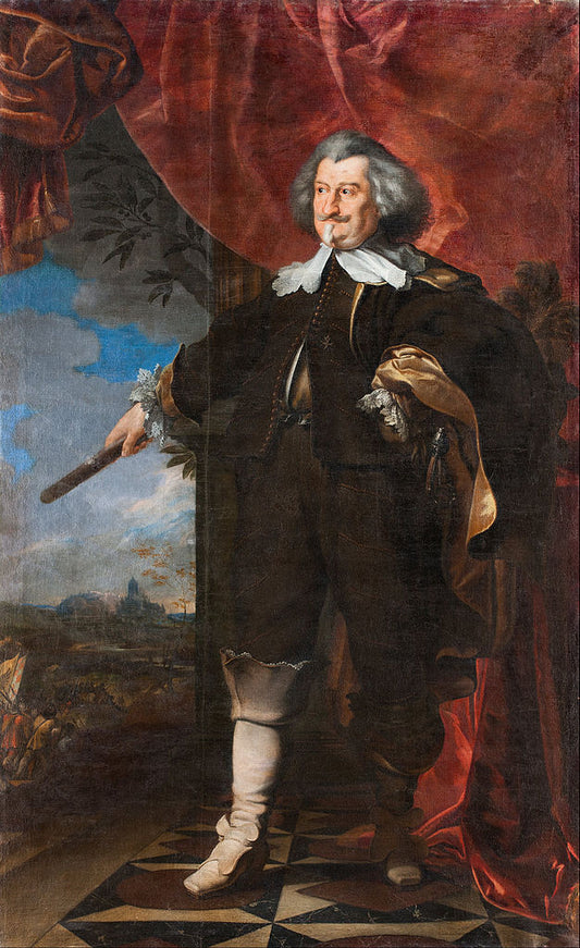 Rudolf von Colloredo, vintage artwork by Frans Luyckx, 12x8" (A4) Poster