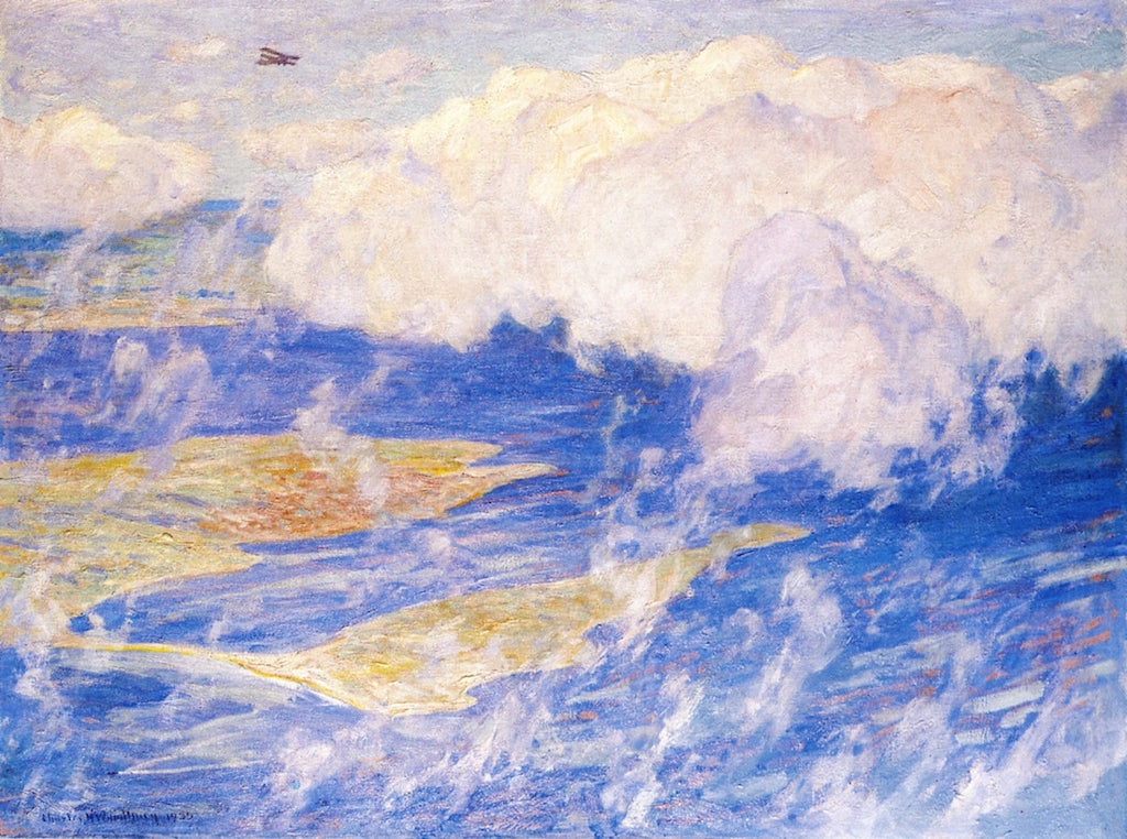 Earth, Sea and Sky by Charles H. Woodbury,A3(16x12")Poster
