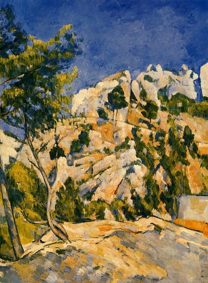 Bottom of the Ravine, vintage artwork by Paul Cezanne, 12x8" (A4) Poster