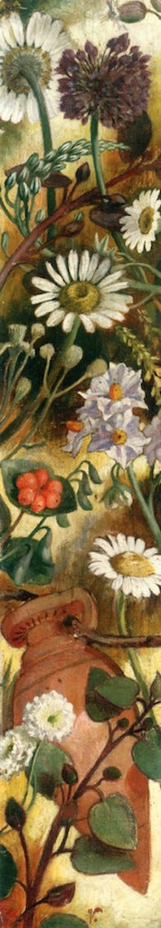 Wildflowers and Greek Vases, vintage artwork by Elihu Vedder, 12x8" (A4) Poster
