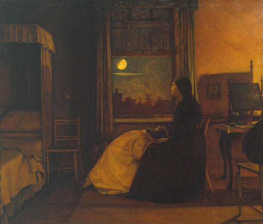Past and Present, No. 2, vintage artwork by Augustus Leopold Egg, A3 (16x12") Poster Print