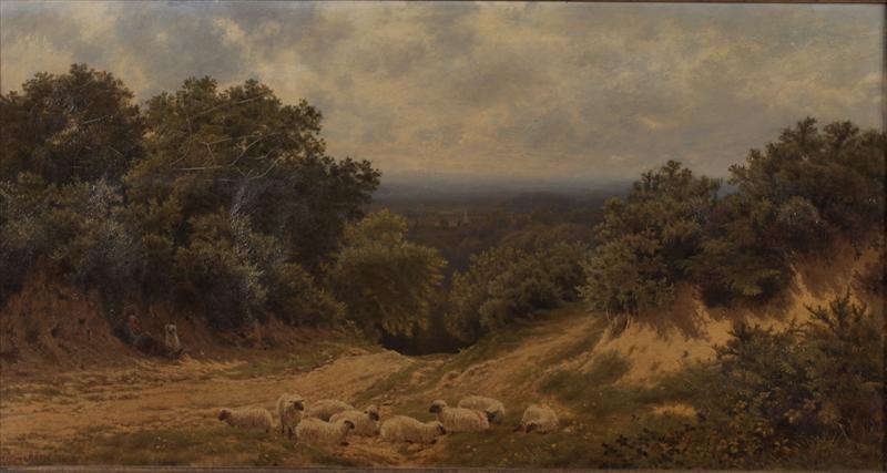 Near Ewhurst, Surrey, vintage artwork by John Clayton Adams, 12x8" (A4) Poster