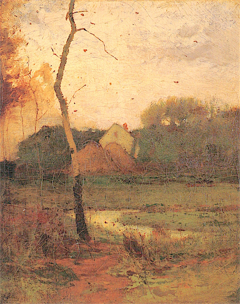 Gloaming, vintage artwork by J. Francis Murphy, 12x8" (A4) Poster