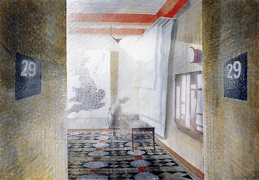 Room 29, Home Security Control Room by Eric Ravilious,16x12(A3) Poster
