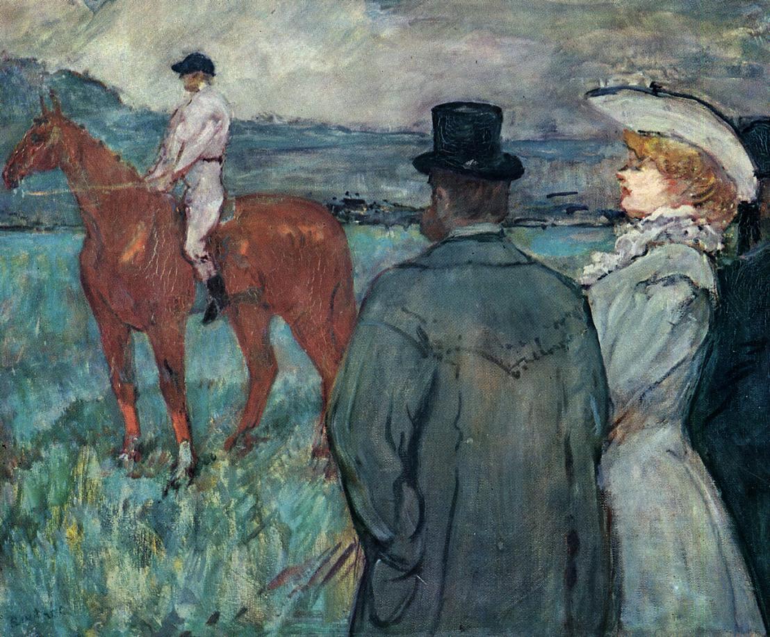 At the Races by Henri de Toulouse-Lautrec,A3(16x12")Poster