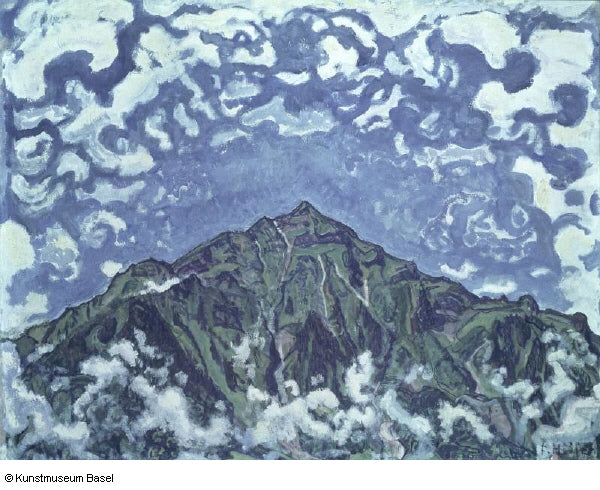 Mount Niese Seen from Heustrich by Ferdinand Hodler,A3(16x12")Poster