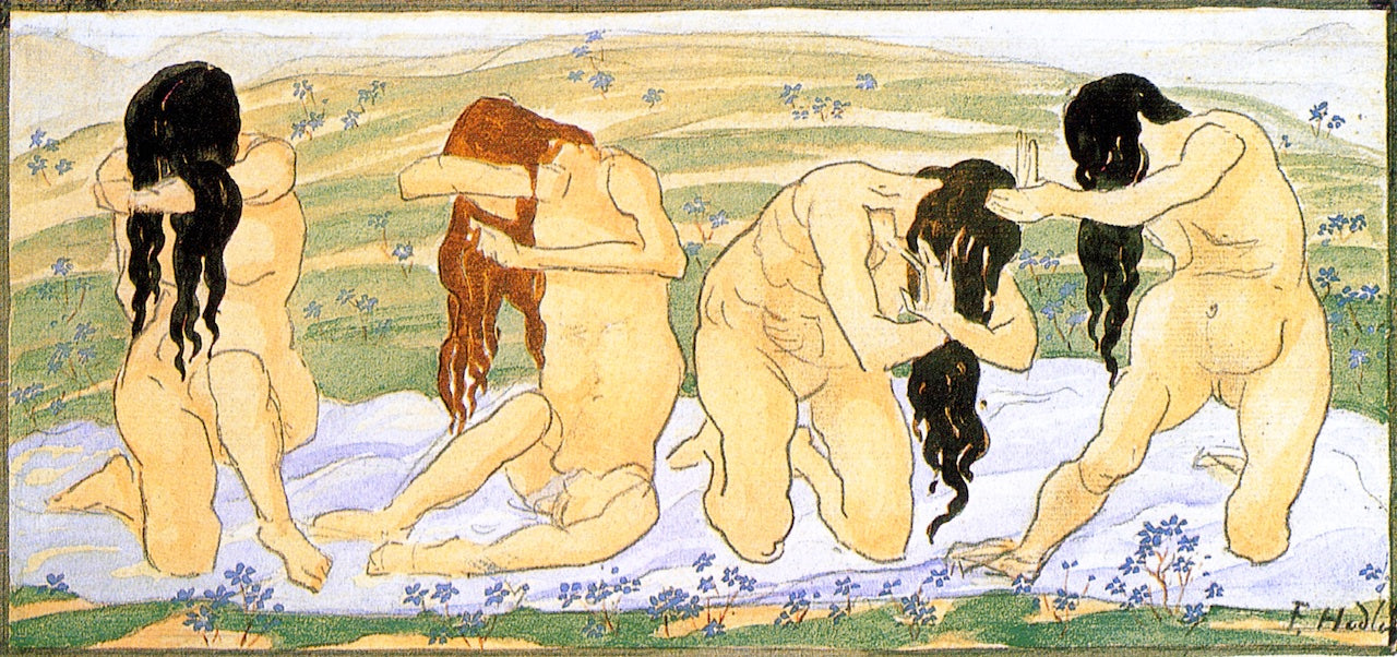 Day (study) by Ferdinand Hodler,A3(16x12")Poster