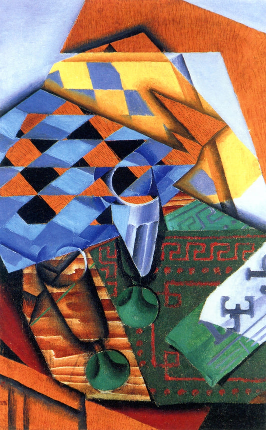 The Checkerboard by Juan Gris,16x12(A3) Poster